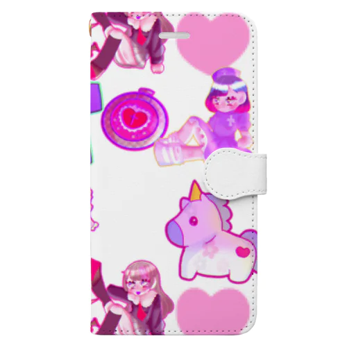 男子禁制♡乙女の部屋 Book-Style Smartphone Case