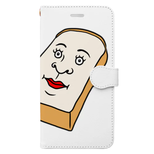 かっこいい二枚目の食パン Book-Style Smartphone Case