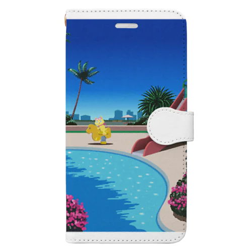 公園のトロイ<summer> Book-Style Smartphone Case