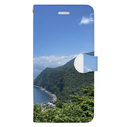 海岸の風景 手帳型スマホケース