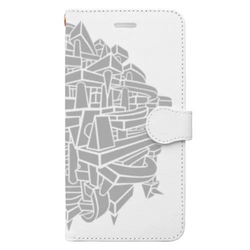 【クソったれコロナ！】海野貴彦デザイン Book-Style Smartphone Case