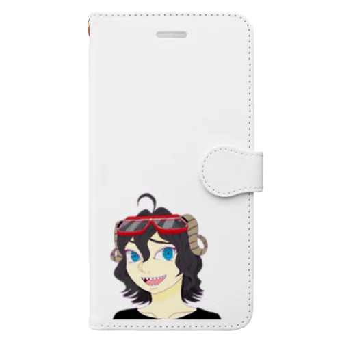 自分絵ノーチラス Book-Style Smartphone Case