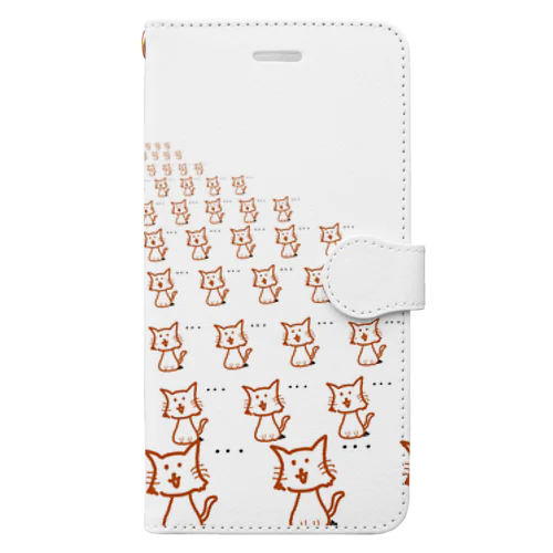 増殖ねこ Book-Style Smartphone Case