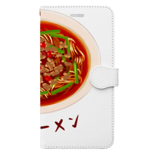 名古屋めし 台湾ラーメン Book-Style Smartphone Case