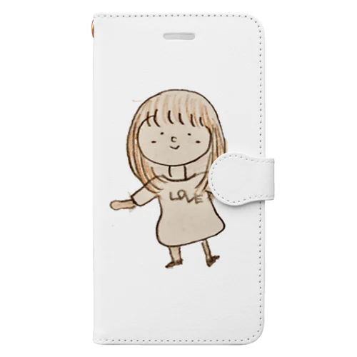 まめっち Book-Style Smartphone Case