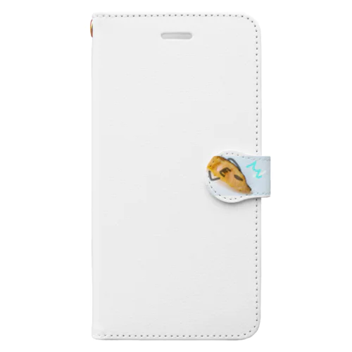 マブダチの強面紅鮭さん。 Book-Style Smartphone Case