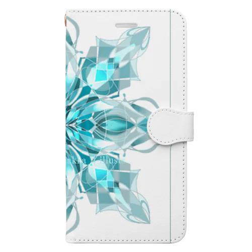 「湖」曼荼羅 Book-Style Smartphone Case