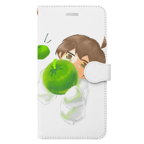 緑トマト🍅🍅 Book-Style Smartphone Case