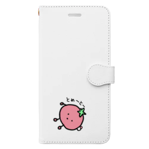 とめ〜と〜トマト Book-Style Smartphone Case