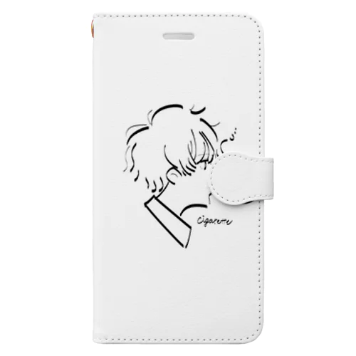 シガレットくん Book-Style Smartphone Case