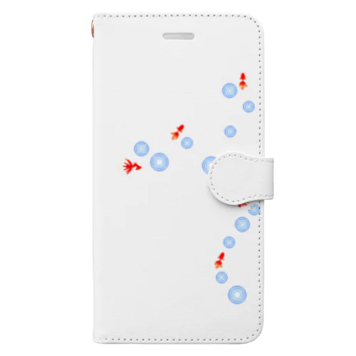 波紋×金魚 Book-Style Smartphone Case