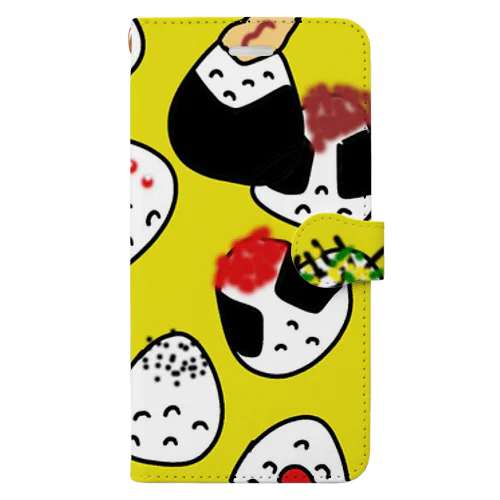 飲食店さん応援シリーズ（おにぎり） Book-Style Smartphone Case