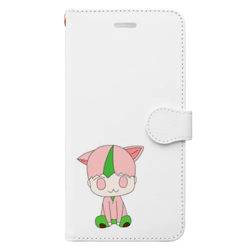 mochi ねこ Book-Style Smartphone Case