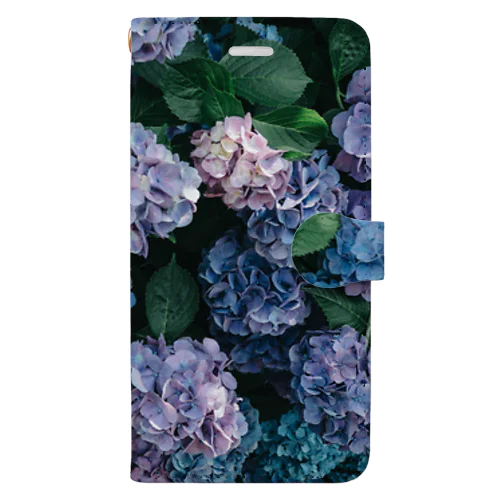 紫陽花 Book-Style Smartphone Case