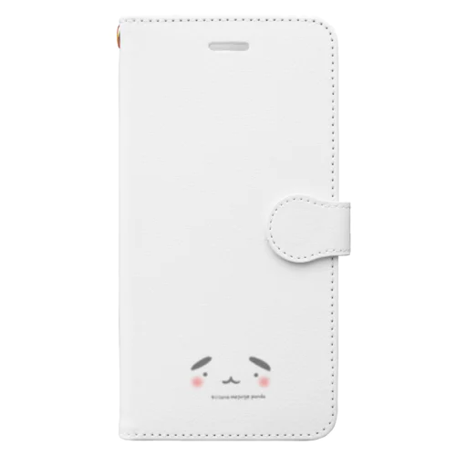 ちいさなまゆげパンダ Book-Style Smartphone Case