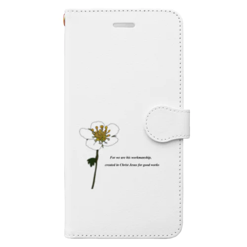 お花 Book-Style Smartphone Case