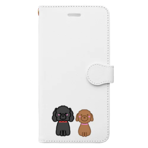 トイプー🐶あんこ Book-Style Smartphone Case