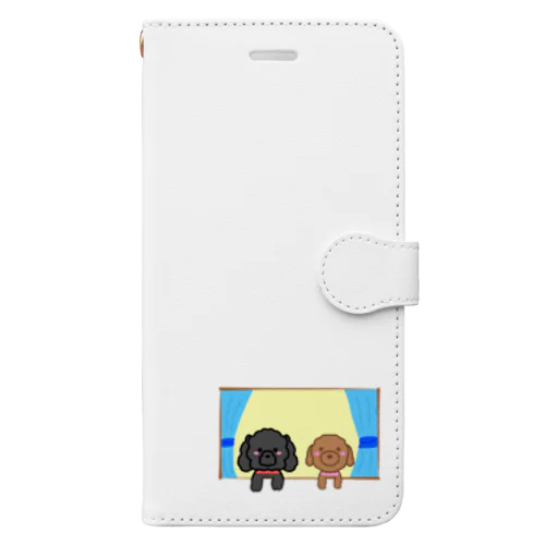 トイプー🐶あんこ Book-Style Smartphone Case