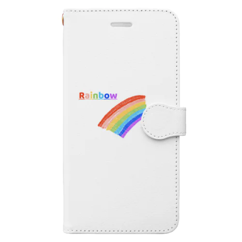 Rainbow 手帳型スマホケース