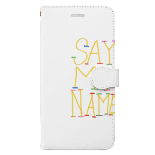 jackpot グッズ　say my name design by kureha Book-Style Smartphone Case