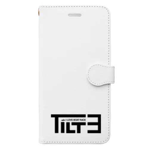 チルト3度・黒【競艇・ボートレース】 Book-Style Smartphone Case