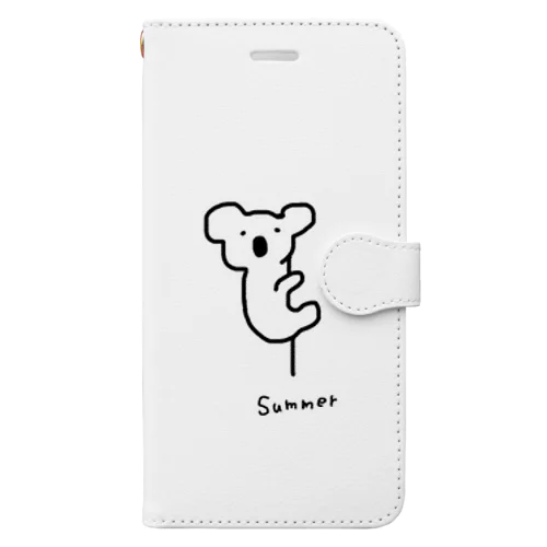 夏バテコアラさん Book-Style Smartphone Case