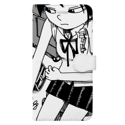 ワクチンを怖がるいたいけな女子高生 Book-Style Smartphone Case