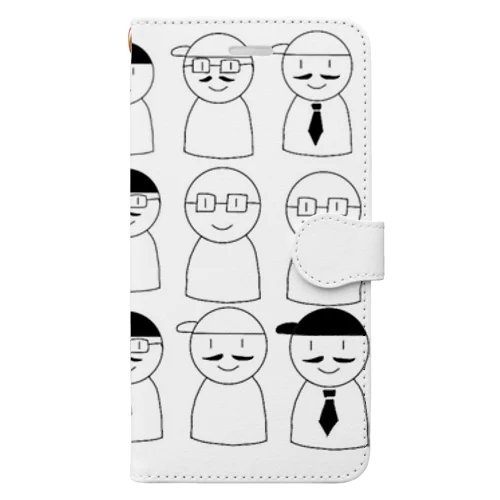 12人の人 Book-Style Smartphone Case