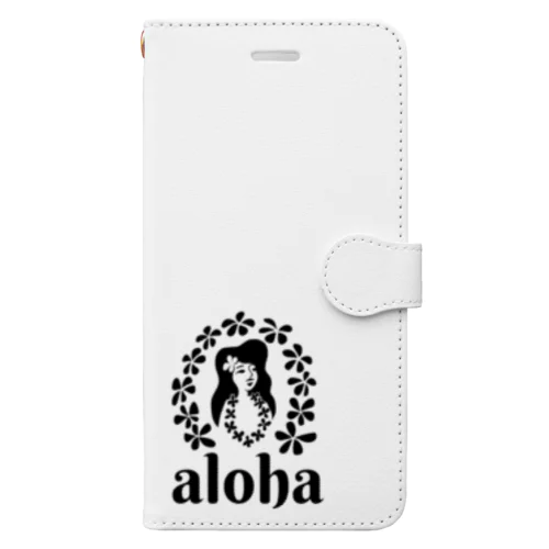 Aloha girl 手帳型スマホケース