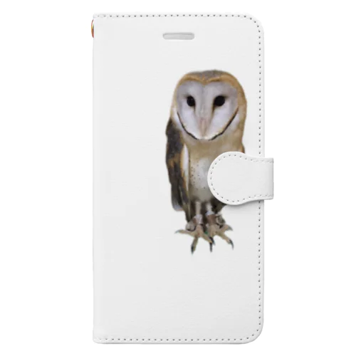 メンフクロウのジュニア Book-Style Smartphone Case