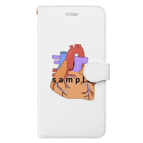 心臓のsample Book-Style Smartphone Case