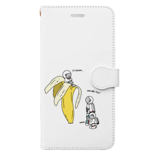 バナナから生まれた宇宙飛行士 Book-Style Smartphone Case