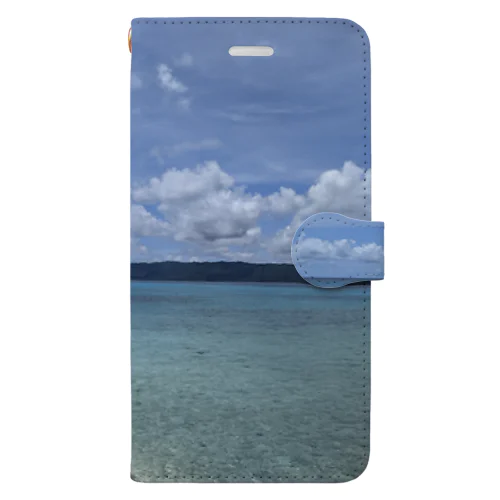 鳩間の海 Book-Style Smartphone Case