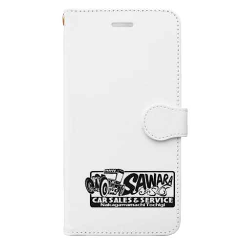 佐原自動車ロゴマーク Book-Style Smartphone Case