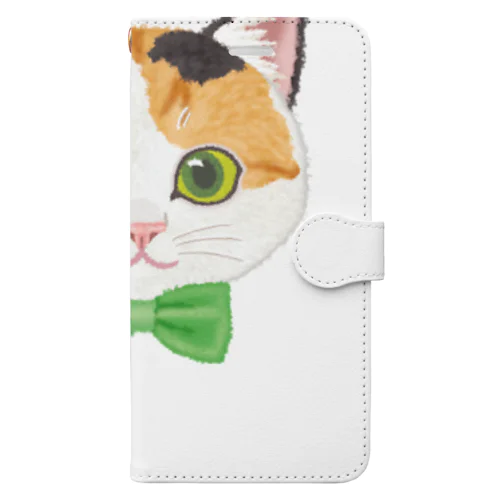 ねこちゃん（ミケ） Book-Style Smartphone Case