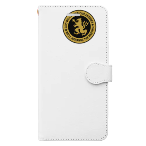 DEVGRU　ライオン丸型2（ワンポイント） Book-Style Smartphone Case