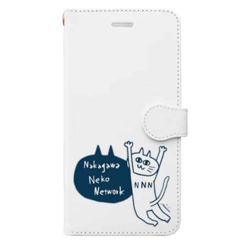 地域猫応援デザイン　NNN限定⭐︎しばたみなみ Book-Style Smartphone Case