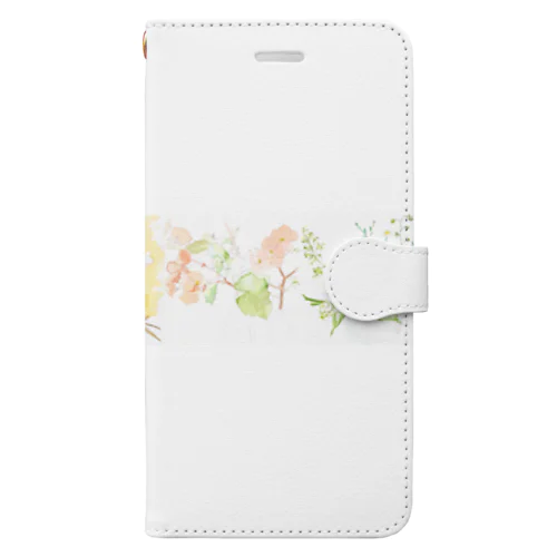 おばあちゃんの落描き② Book-Style Smartphone Case