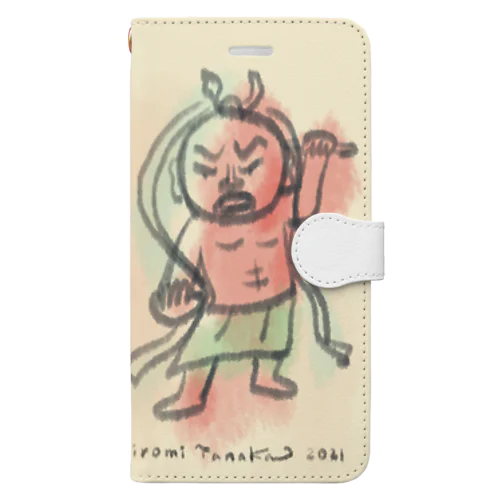 ゆる仏画「仁王」 Book-Style Smartphone Case