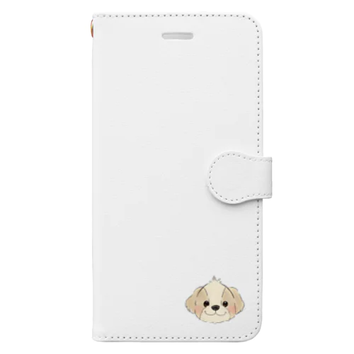 マルプーちゃん　文字無し版 Book-Style Smartphone Case