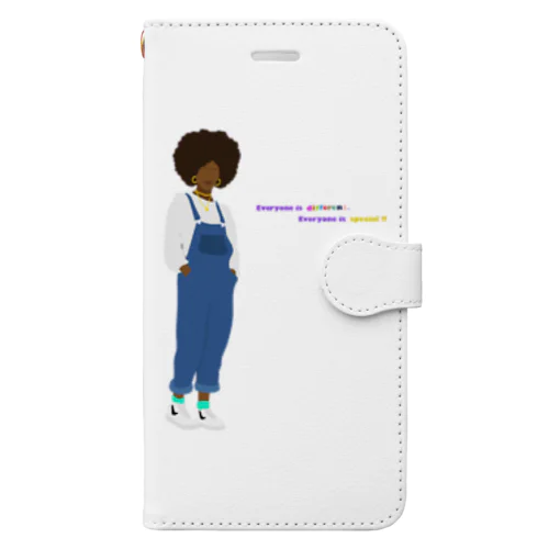 Everyone is different, everyone is special!! Book-Style Smartphone Case