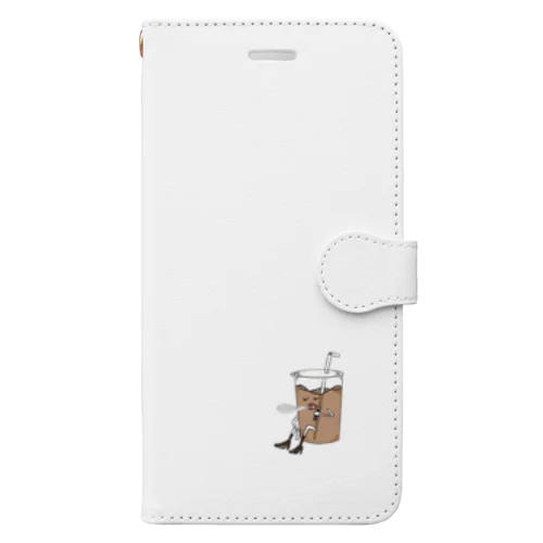 かふぇこさん Book-Style Smartphone Case