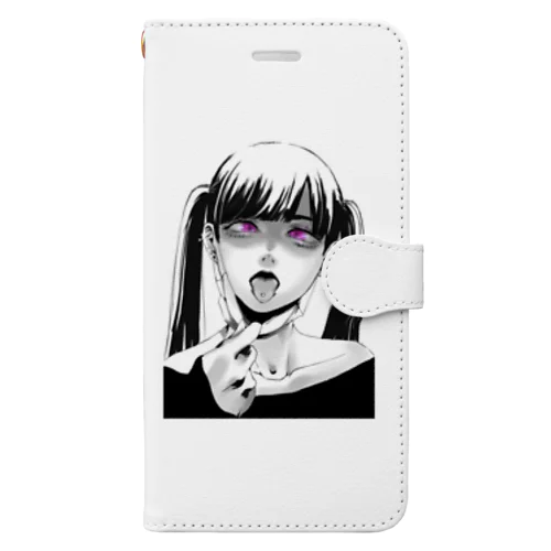 メンヘラ女 Book-Style Smartphone Case