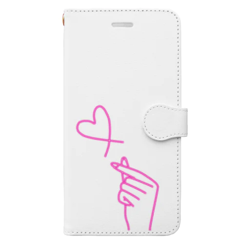 pink lover Book-Style Smartphone Case