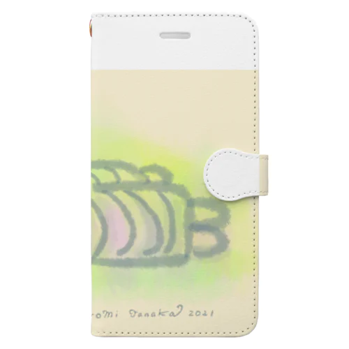 ゆる仏画「涅槃仏」 Book-Style Smartphone Case