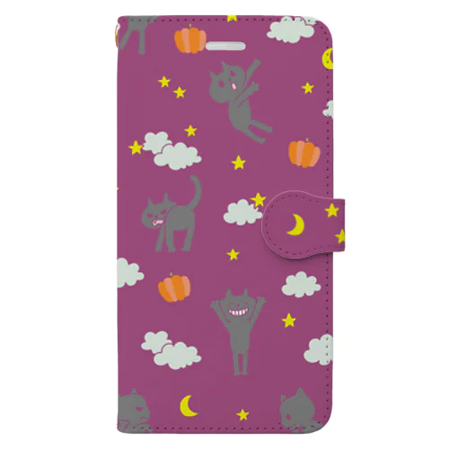 ハロウィントワイライトパーティー Book-Style Smartphone Case