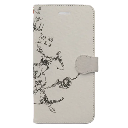 おんきりきり Book-Style Smartphone Case