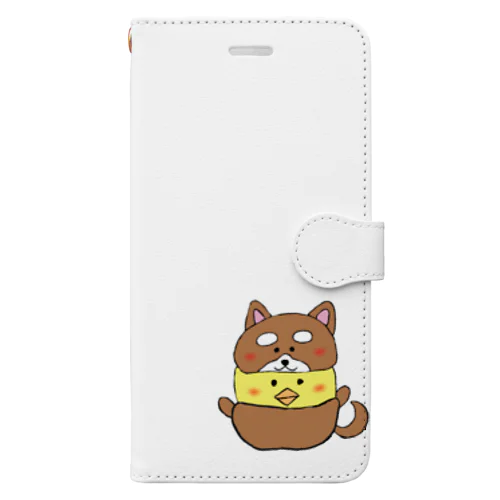 柴着ぐるみひよこ Book-Style Smartphone Case