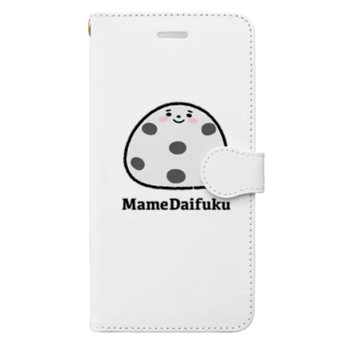 シャイな豆大福さん♪ Book-Style Smartphone Case