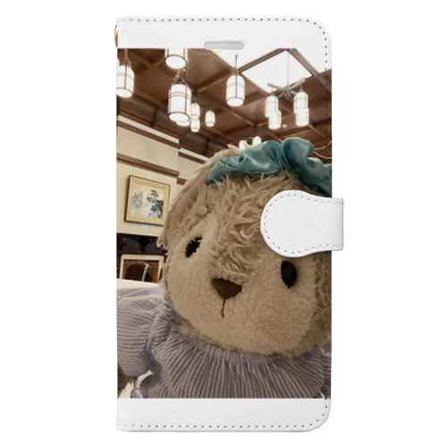 昭和レトロうさぎ「ウナ」 Book-Style Smartphone Case